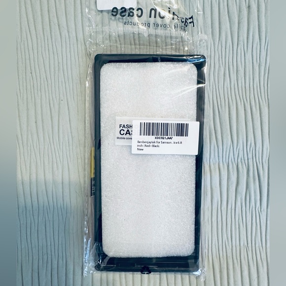 NWT Benbenjaytek Phone Case for Samsung 23 Ultra / Red & Black - Picture 2 of 3